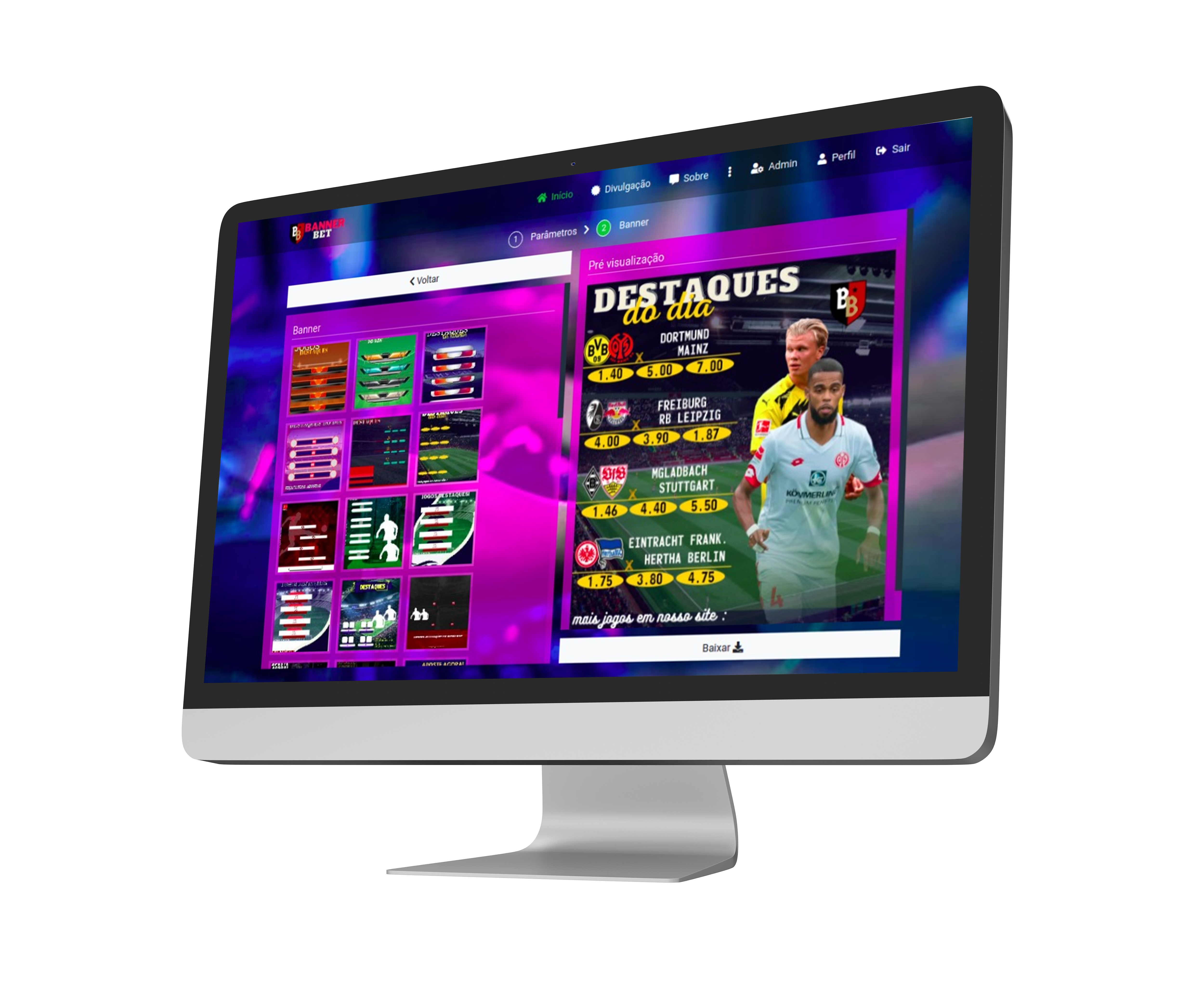 Exemplo de banner gerado